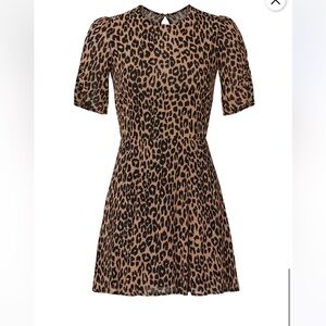 Reformation cheetah dress XS